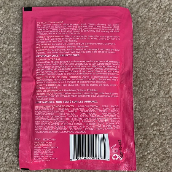 Cake Beauty Moisture Melt Hair Mask - Picture 2 of 2